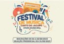 Festival de Música Canto do Jacuípe: Inscrições abertas para etapa municipal de Capim Grosso